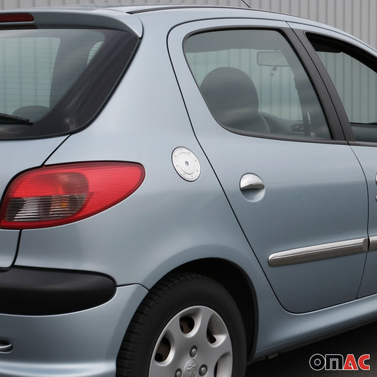 Tankdeckel Blenden Tankverschluss für Peugeot 206 206+ 1998-2012 Edelstahl Chrom