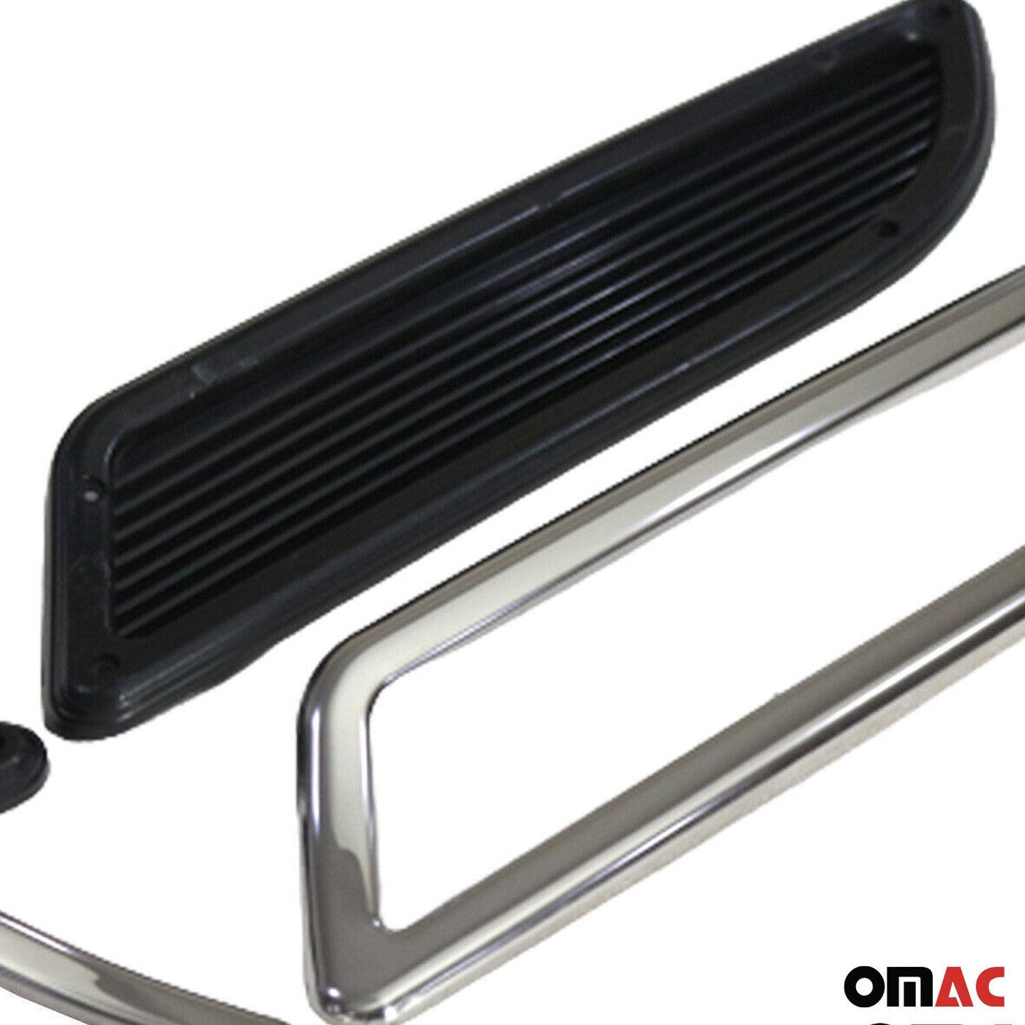 Stoßstangen Diffusor Auspuffrahmen für Renault Megane 2016-2025 Edelstahl Silber