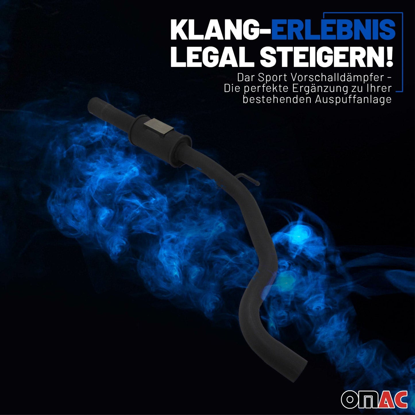 NOVUS Sport Vorschalldämpfer für VW Golf 2 Jetta 1.8 mit EG Betriebserlaubnis