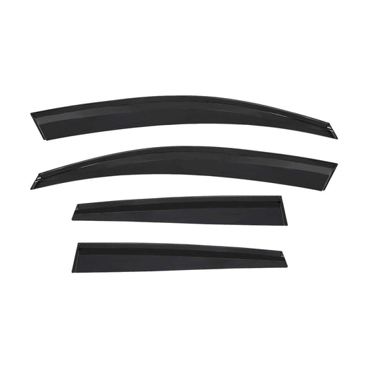 Owiewki/deszczówki do Renault Clio 5 2019-2025, czarne, 4x