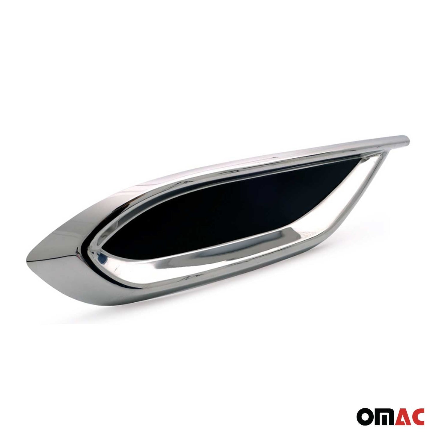 Stoßstangen Diffusor Auspuffrahmen für VW Tiguan 2020-2024 FL Edelstahl 3tlg