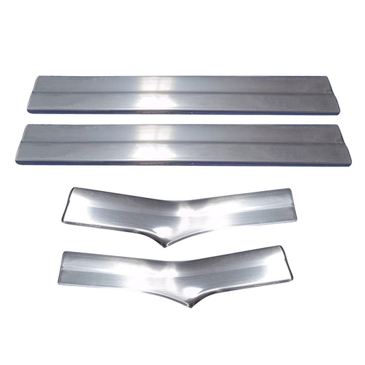 Protecții prag interior pentru BMW X1 E84 2012-2025, oțel inoxidabil cromat, 4 bucăți