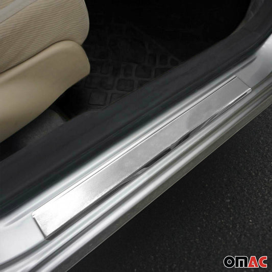 Ornamente prag uși pentru VW Tiguan 2007-2016, oțel inoxidabil, argintiu, 4x