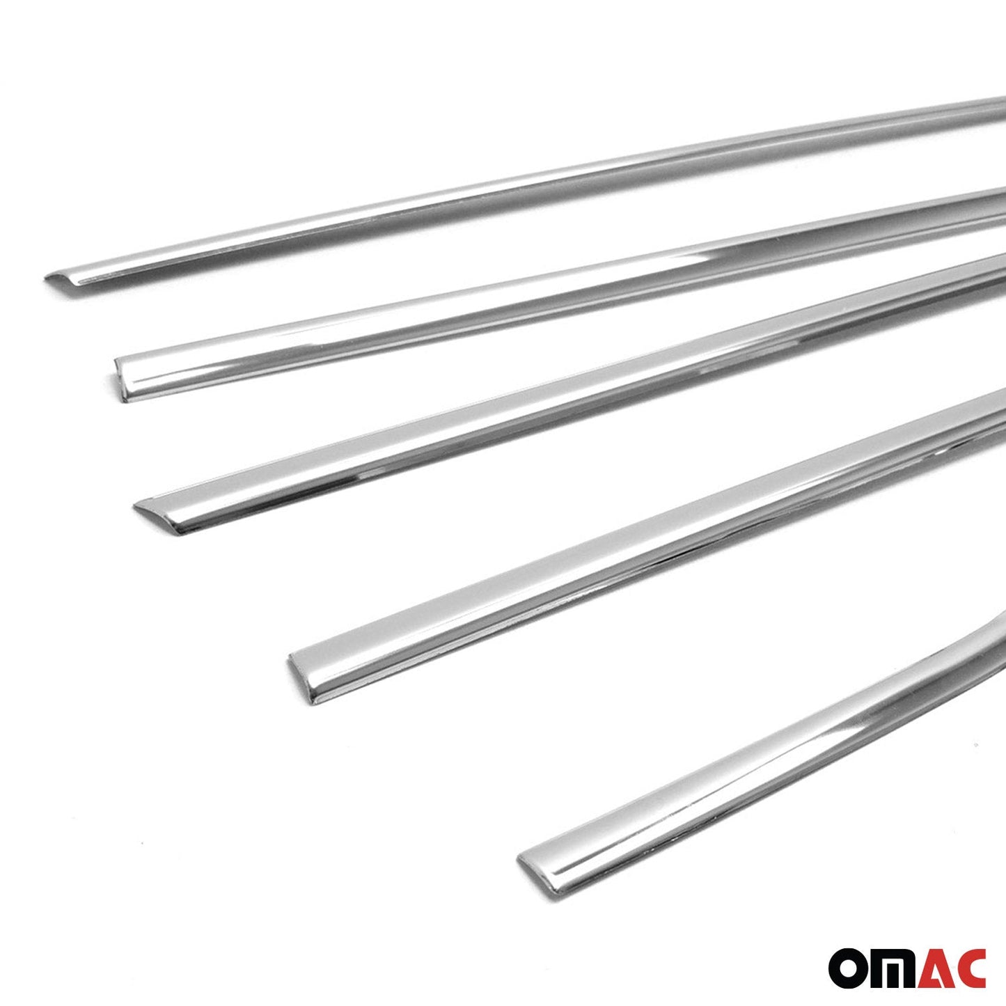 Benzi decorative pentru geamuri pentru Hyundai ix35 2010-2015, oțel inoxidabil cromat, 6 bucăți