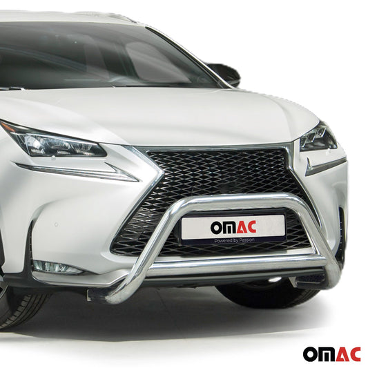 Bară de protecție/buton față pentru Lexus NX 2014-2025 cu ABE (omologare de tip germană) Oțel Argintiu