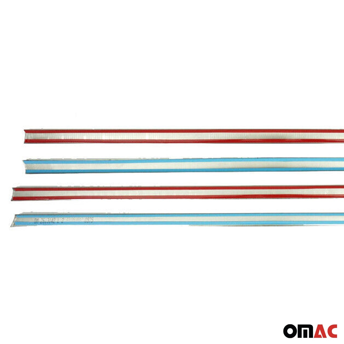 Benzi decorative pentru geamuri Ford Mondeo mk4 2007-2014, oțel inoxidabil cromat, 4 bucăți