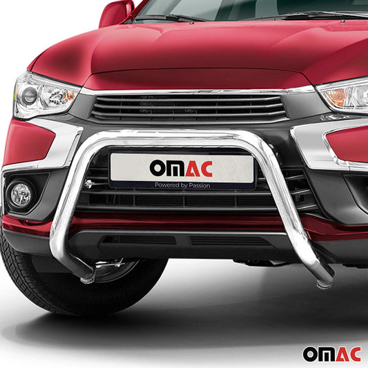 Bară de protecție/buton față pentru Mitsubishi ASX 2017-2022 cu ABE (omologare de tip germană) argintiu