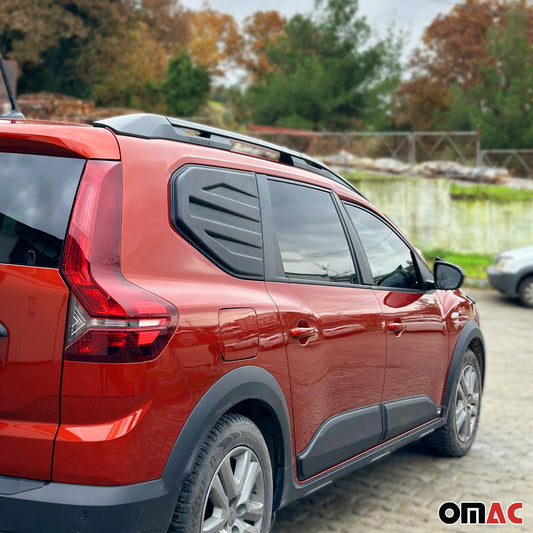 Benzi de protecție laterale pentru uși Dacia Jogger 2022-2025, set 4 bucăți, negru, ABS