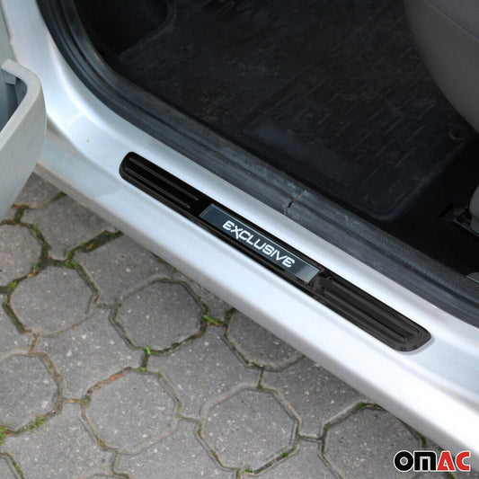 Ornamente prag uși exclusive pentru Citroen C3 2002-2010 Crom închis 4x