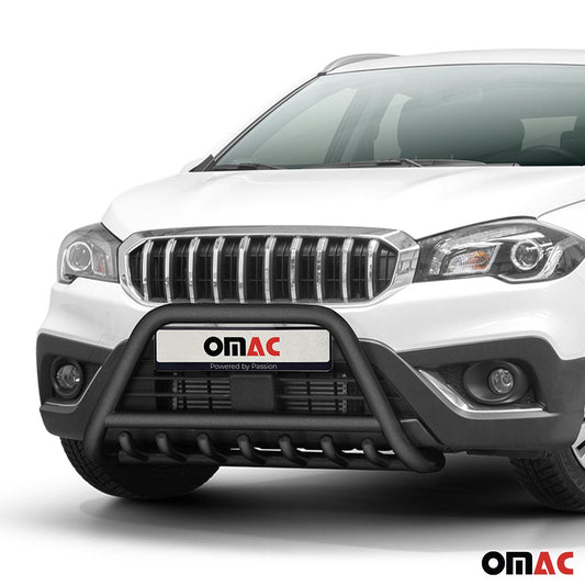 Bară de protecție față din oțel inoxidabil pentru Suzuki SX4 S-Cross 2016-2022 cu ABE (omologare de tip germană) Negru