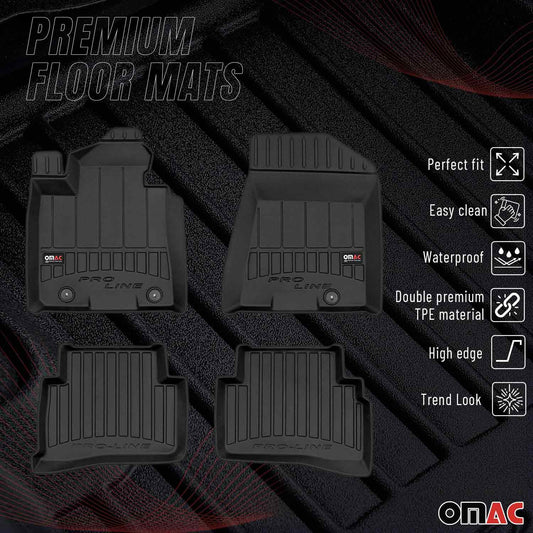 Covorașe auto Hyundai Tucson 2015-2020, TPE, negre, 4 buc.