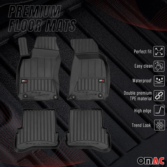 OMAC Gummi Fußmatten für VW Passat B5 1996-2005 Premium TPE Automatten 4tlg