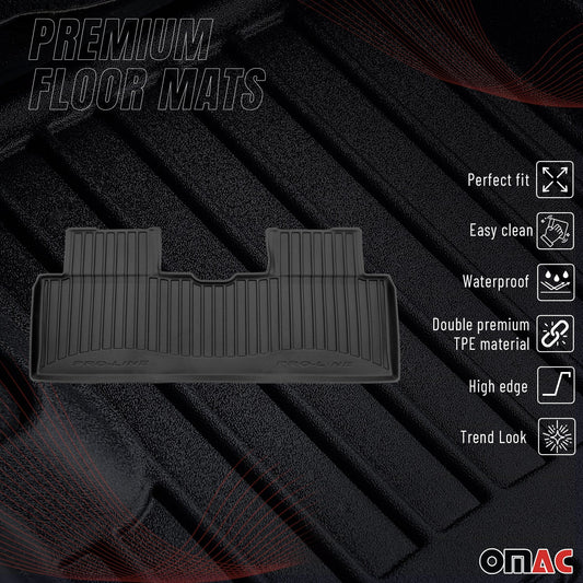 Covorașe auto Hyundai Ioniq 6 2022-2025 TPE Negru set 3 piese