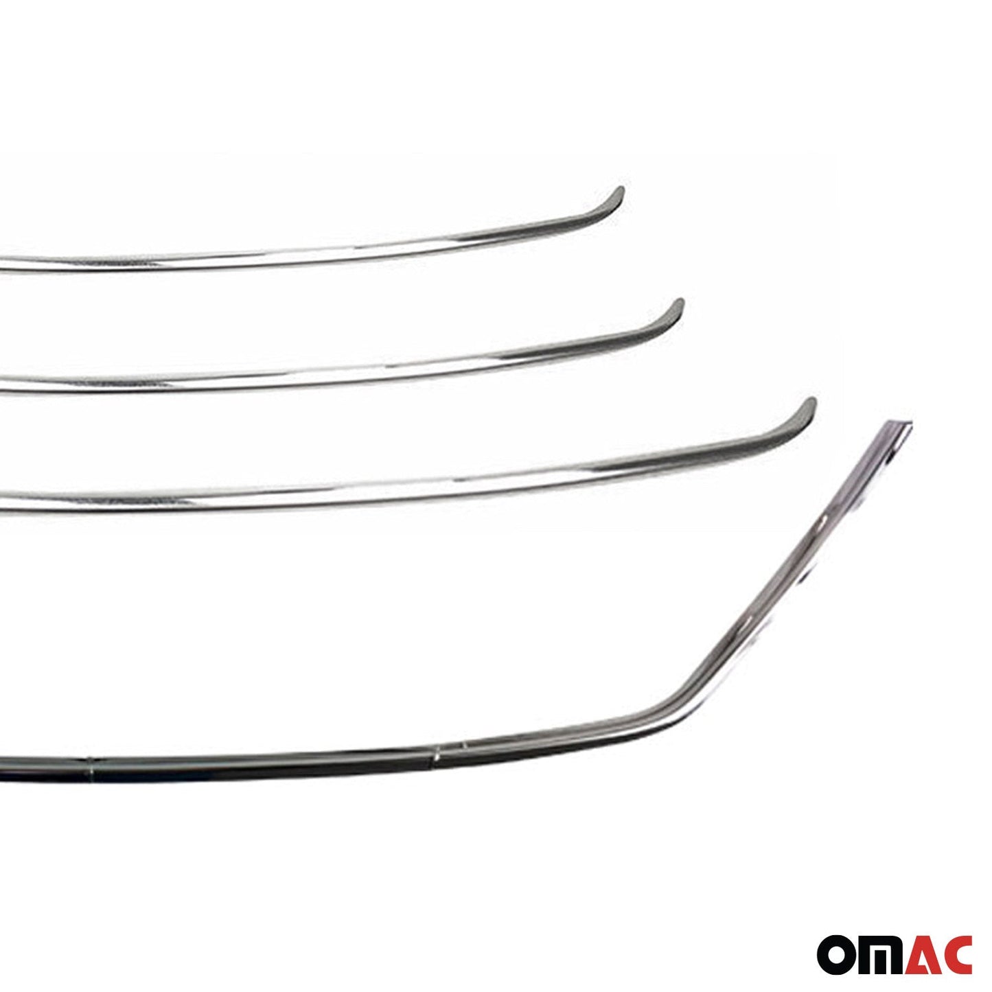 Benzi decorative grilă auto pentru Hyundai ix35 2010-2015, oțel inoxidabil, argintiu, 4x