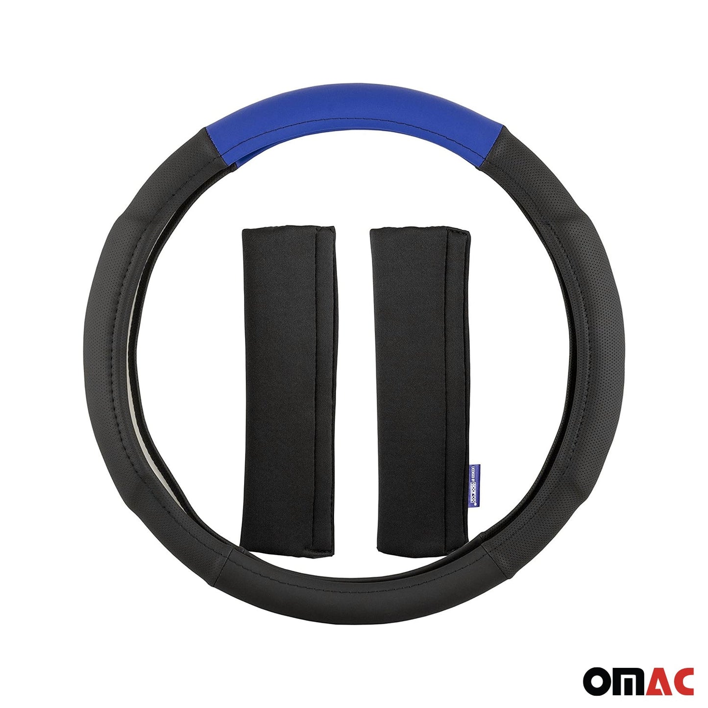 SPARCO Lenkradbezüge Schulterpolster Satz Universal Lenkradschutz Schwarz Blau