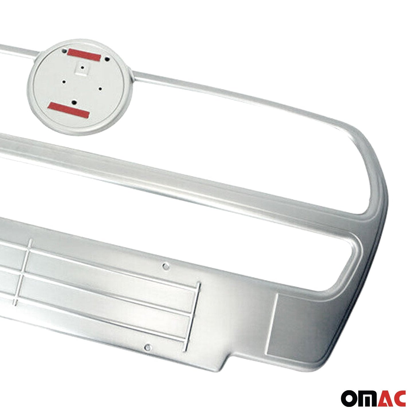 Kühlergrill Leisten Grillleisten für Fiat Doblo 2010-2015 Edelstahl Silber 2tlg