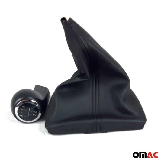 Schaltknauf Schaltknopf für Opel Astra H 2004-2010 5 Gang Kunstleder Schwarz