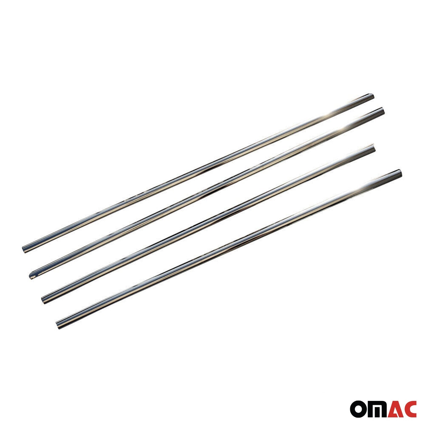 Benzi decorative pentru geamuri pentru VW Golf 2003-2008, oțel inoxidabil cromat, 4 bucăți