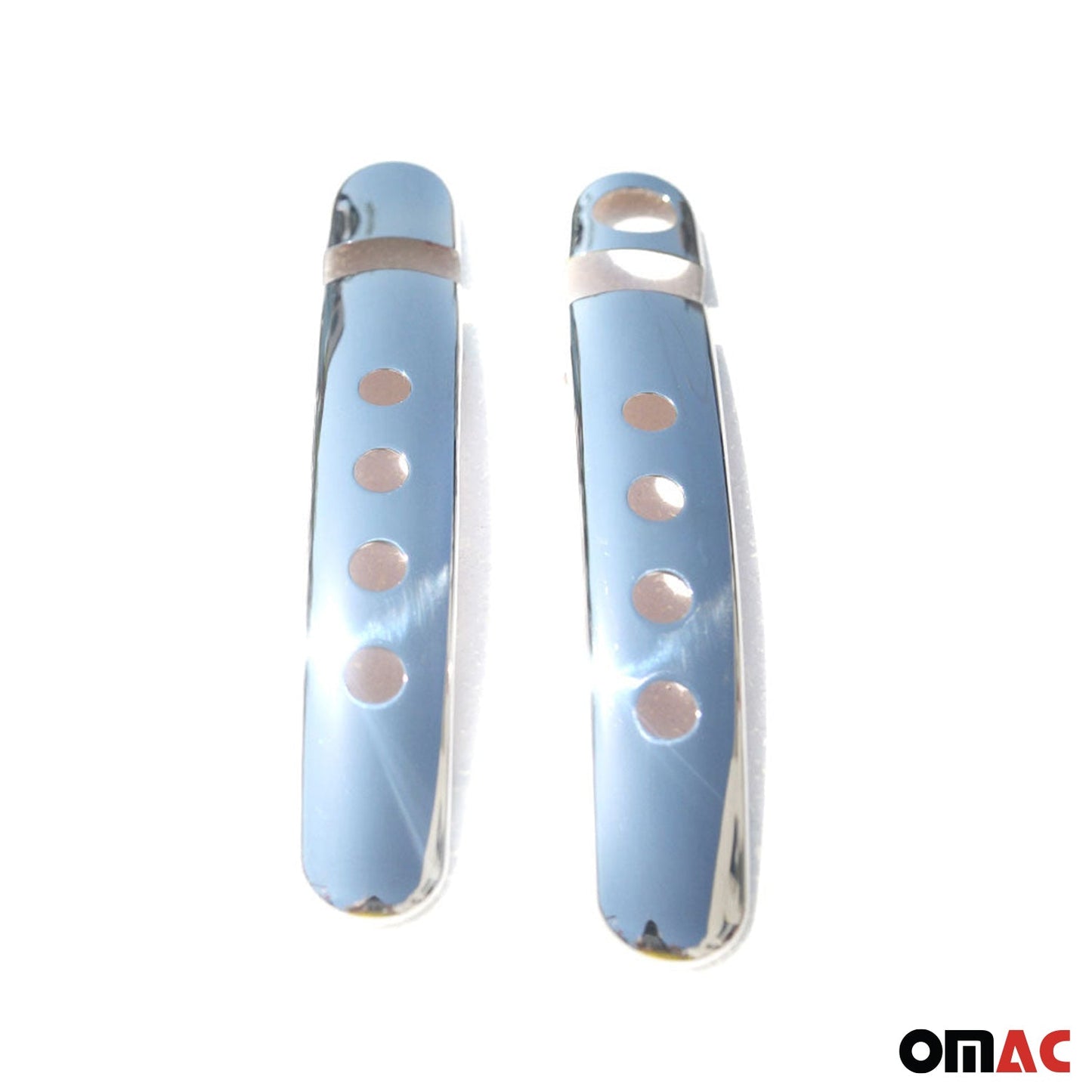 Ornamente mâner ușă, capace mâner ușă pentru Audi TT 1998-2014 2 uși, oțel inoxidabil, argintiu, set 2 piese