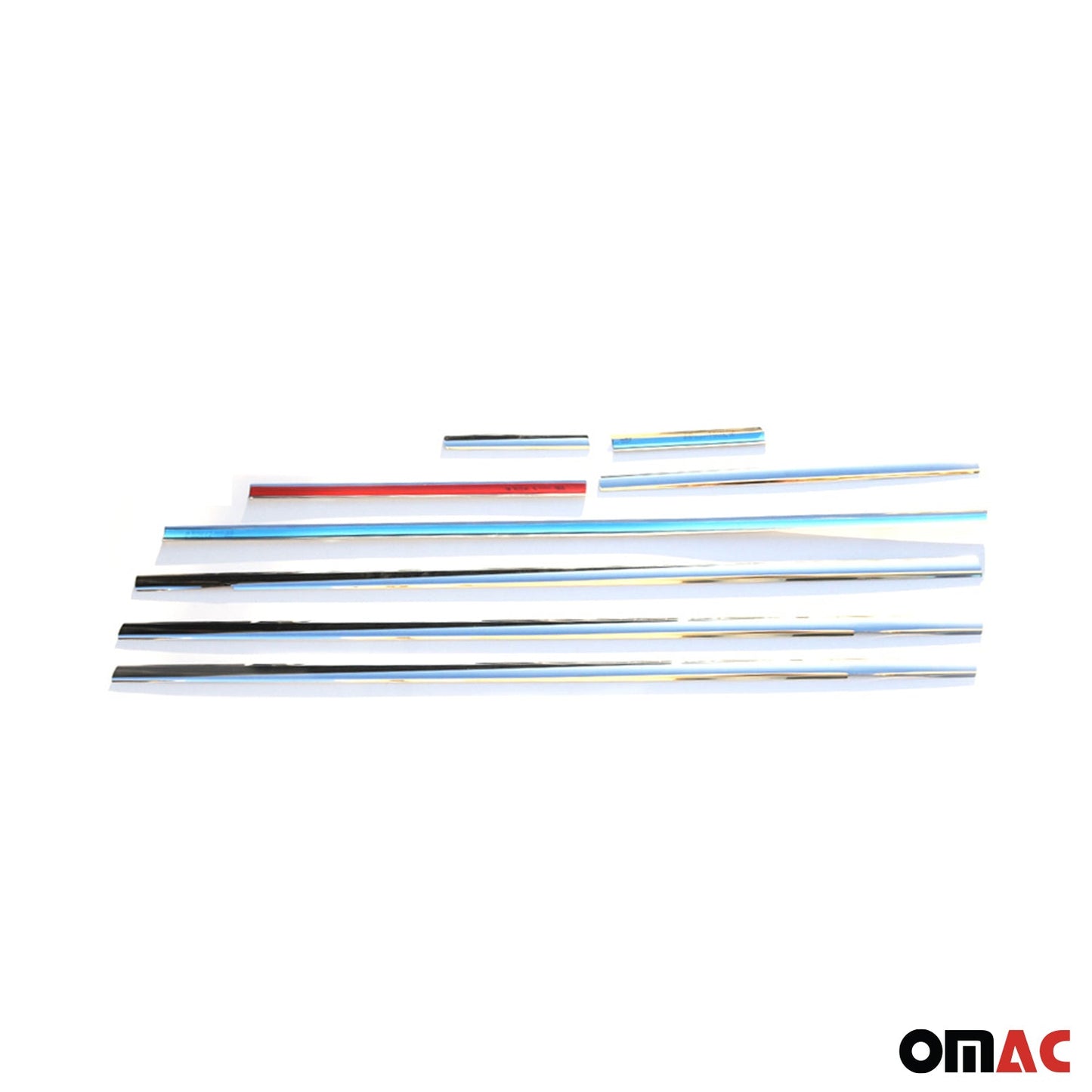 Fensterleisten Zierleisten für VW Touran 2003-2010 Edelstahl Chrom 8tlg