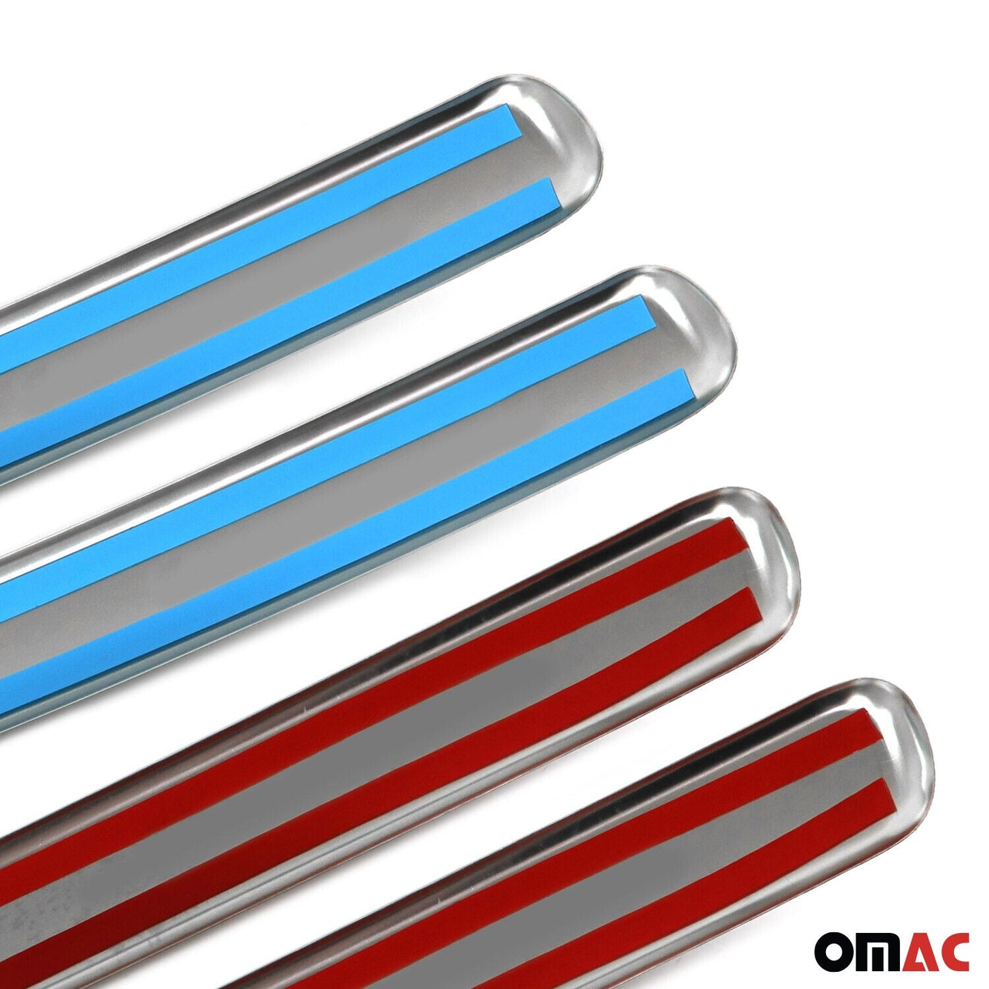 Kühlergrill Leisten Grillleisten für VW Caddy 2003-2010 Edelstahl Silber 4tlg