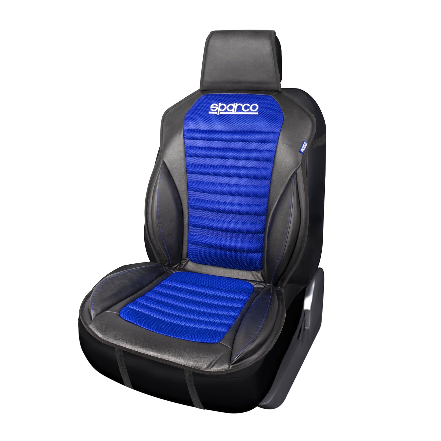 SPARCO Sitzkissen Sitzauflage Sitzschoner Universal Auto Sitzschutz Schwarz Blau