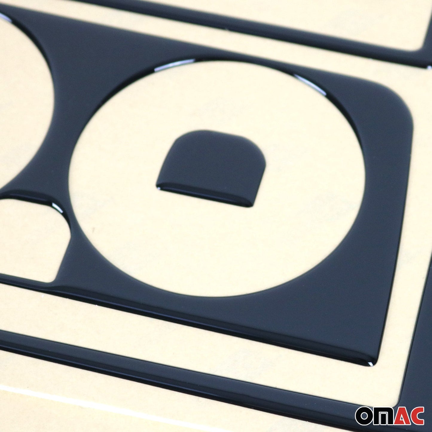 Ornamente interioare cockpit pentru Fiat Doblo 2000-2010, aspect negru piano, 25 bucăți