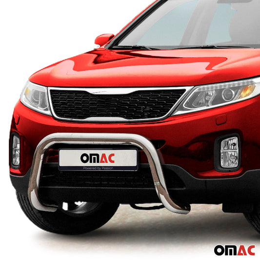 Bară de protecție/buton față pentru Kia Sorento 2012-2015 cu ABE (omologare de tip germană) Oțel Argintiu