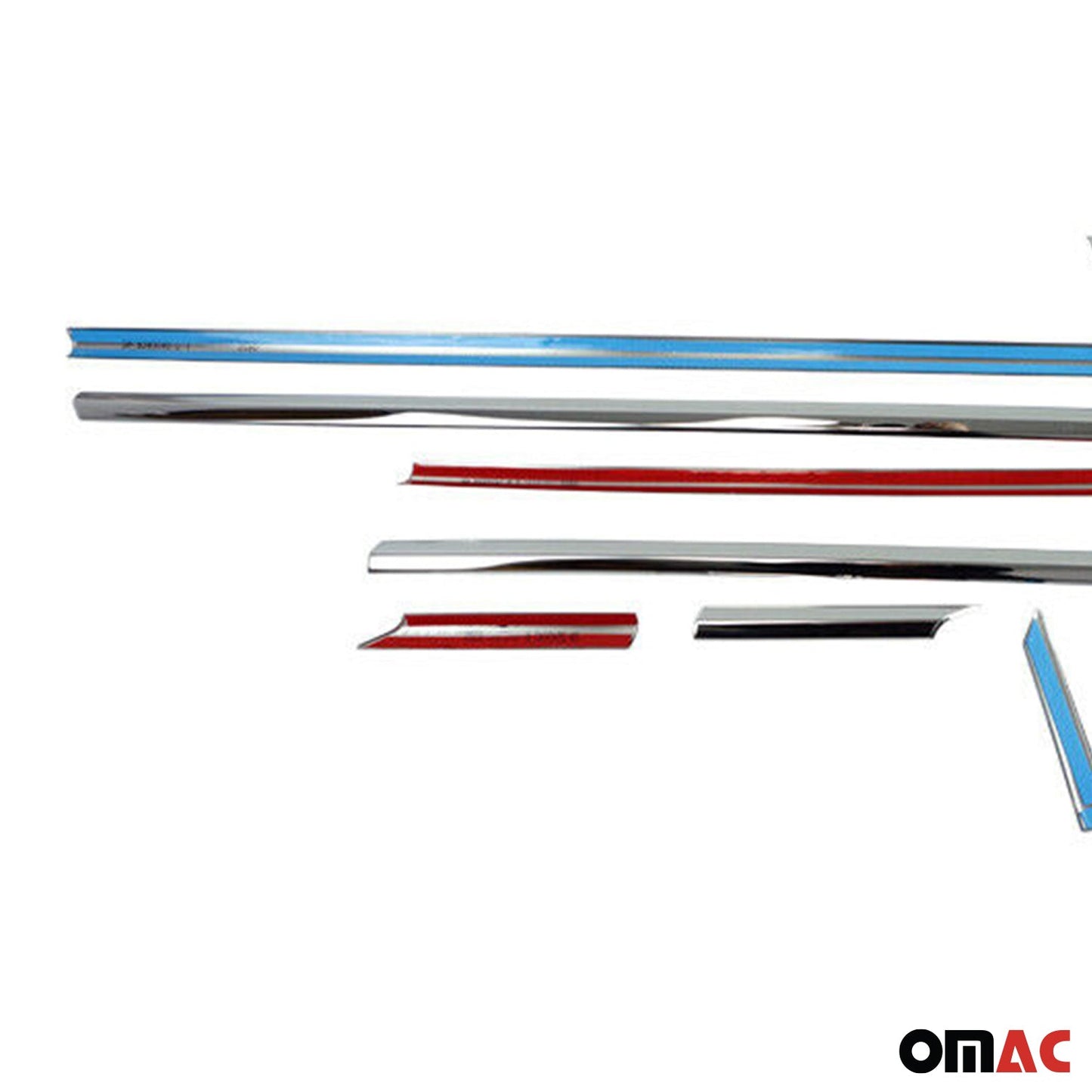 Fensterleisten Zierleisten für Opel Astra K 2015-2019 Edelstahl Chrom 8tlg