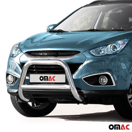 Frontbügel Schutz Frontschutzbügel für Hyundai ix35 2010-2015 Stahl ABE Silber