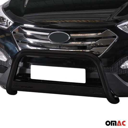 Frontbügel Frontschutzbügel für Hyundai Santa Fe 2012-2015 ø63mm Stahl Schwarz