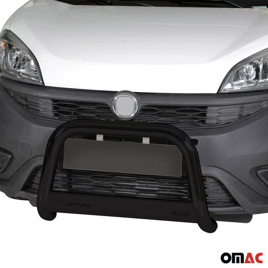 Frontbügel Frontschutzbügel für Fiat Doblo 2015-2022 ø63mm Stahl Schwarz Schutz