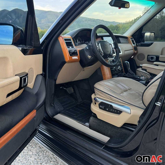 Einstiegsleisten Türschweller für Range Rover L322 2002-2012 Edelstahl Silber 4x