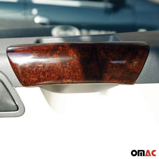 Schaltknauf Handbremsgriff Türgriff Blende für VW T5 2003-2015 Wurzelholz Satz