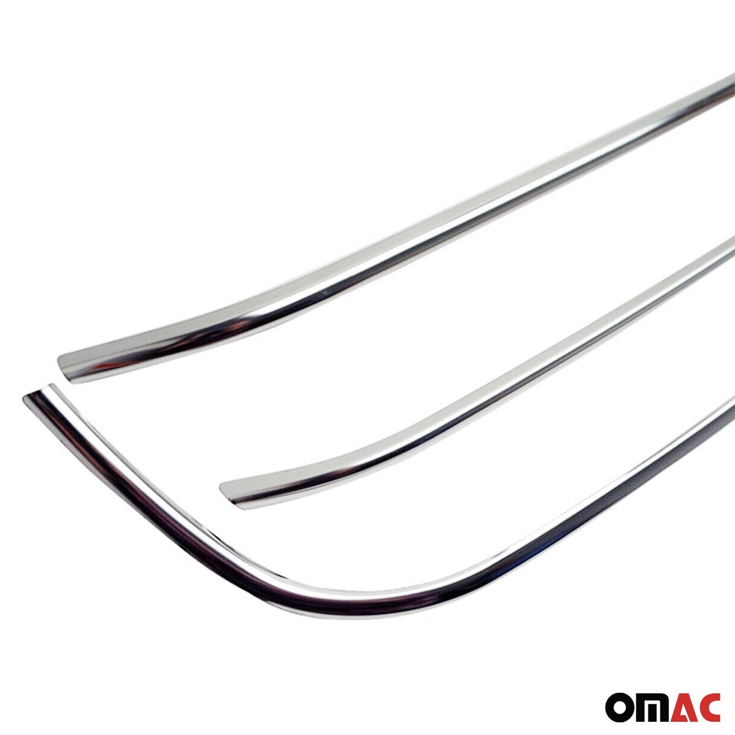 Kühlergrill Leisten Grillleisten für VW Amarok 2010-2016 Edelstahl Silber 3tlg