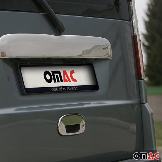 Heckklappe Kofferraumöffner Griff für Fiat Doblo 2000-2010 Edelstahl Chrom 2tlg