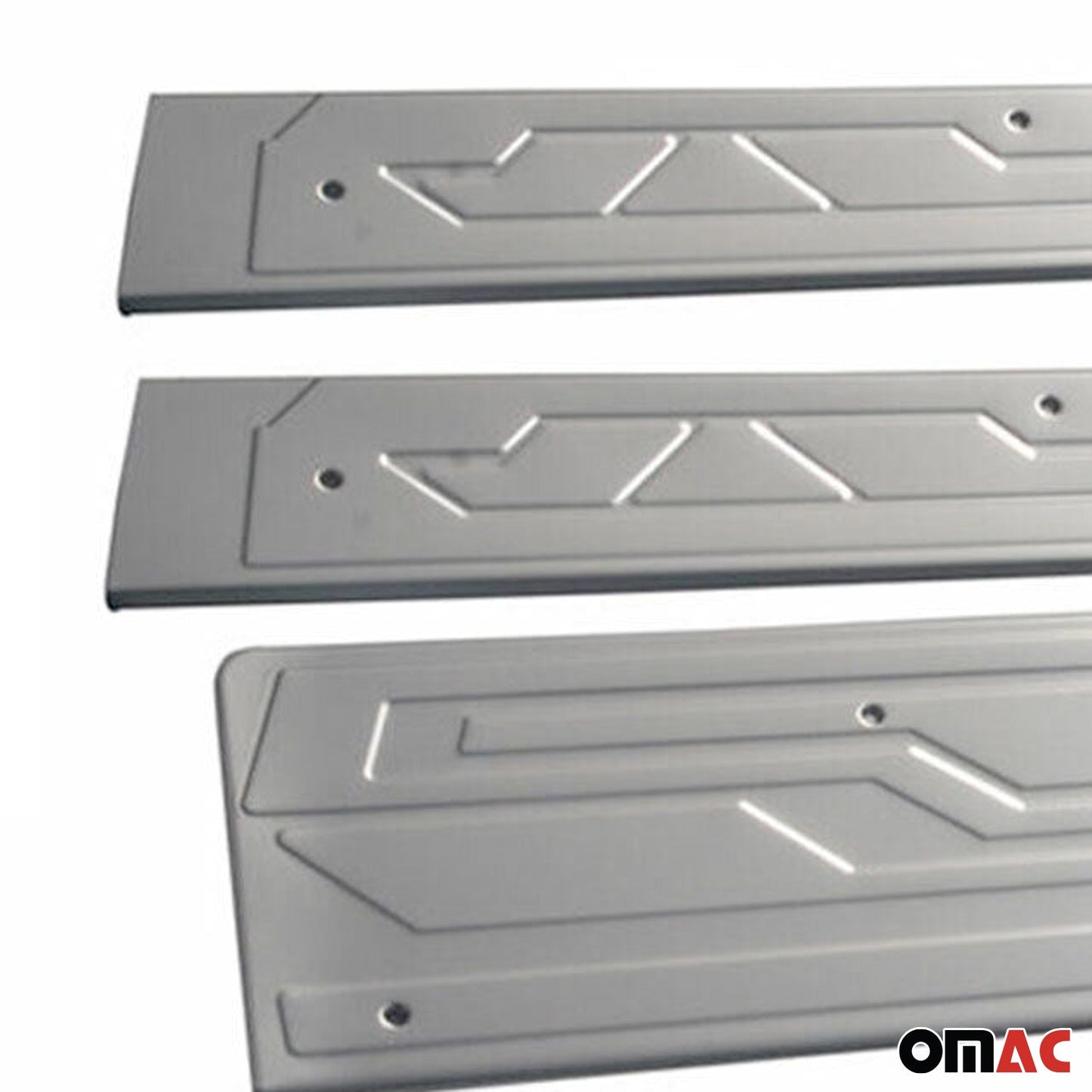 Protecții prag ușă pentru Ford Transit Custom 2013-2024, oțel inoxidabil, 4x