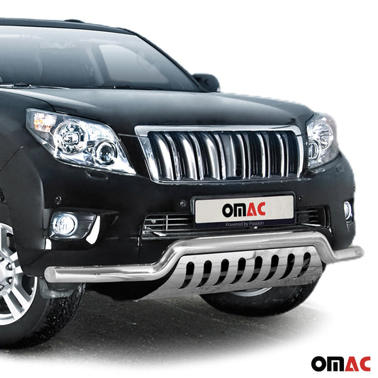 Frontbügelschutz Frontschutzbügel für Toyota Land Cruiser 150 2010-13 ABE Silber