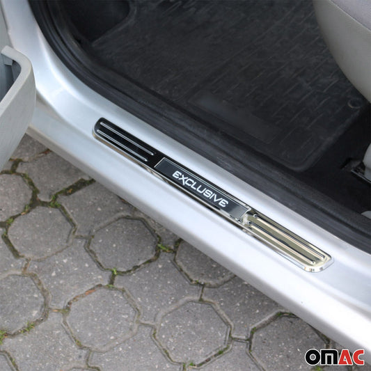 Ornamente prag uși exclusive pentru VW Golf 2003-2021, oțel inoxidabil, 4x