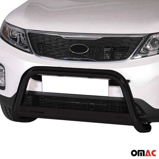 Bară de protecție/buton față pentru Kia Sorento 2012-2015 ø63mm oțel negru protecție