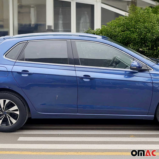 Fensterleisten Zierleisten für VW Polo 2017-2020 Edelstahl Chrom 14tlg