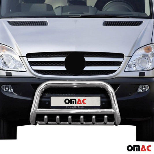 Bară de protecție față pentru Mercedes Sprinter 2006-2013 cu ABE (omologare de tip germană) Oțel Argintiu