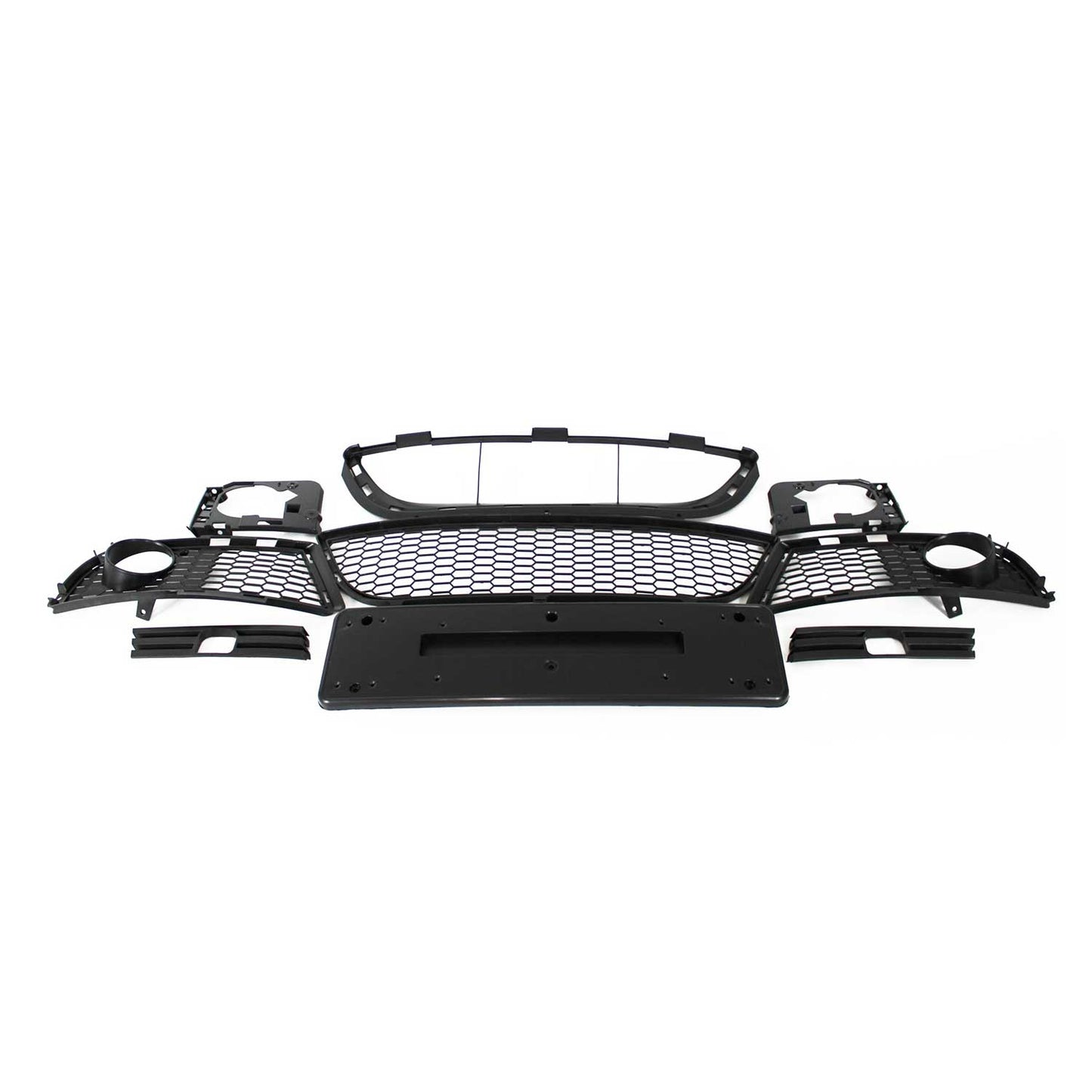 JOM Frontstoßstange für BMW E90 / E91 2005-2008 PDC + SRA Schwarz