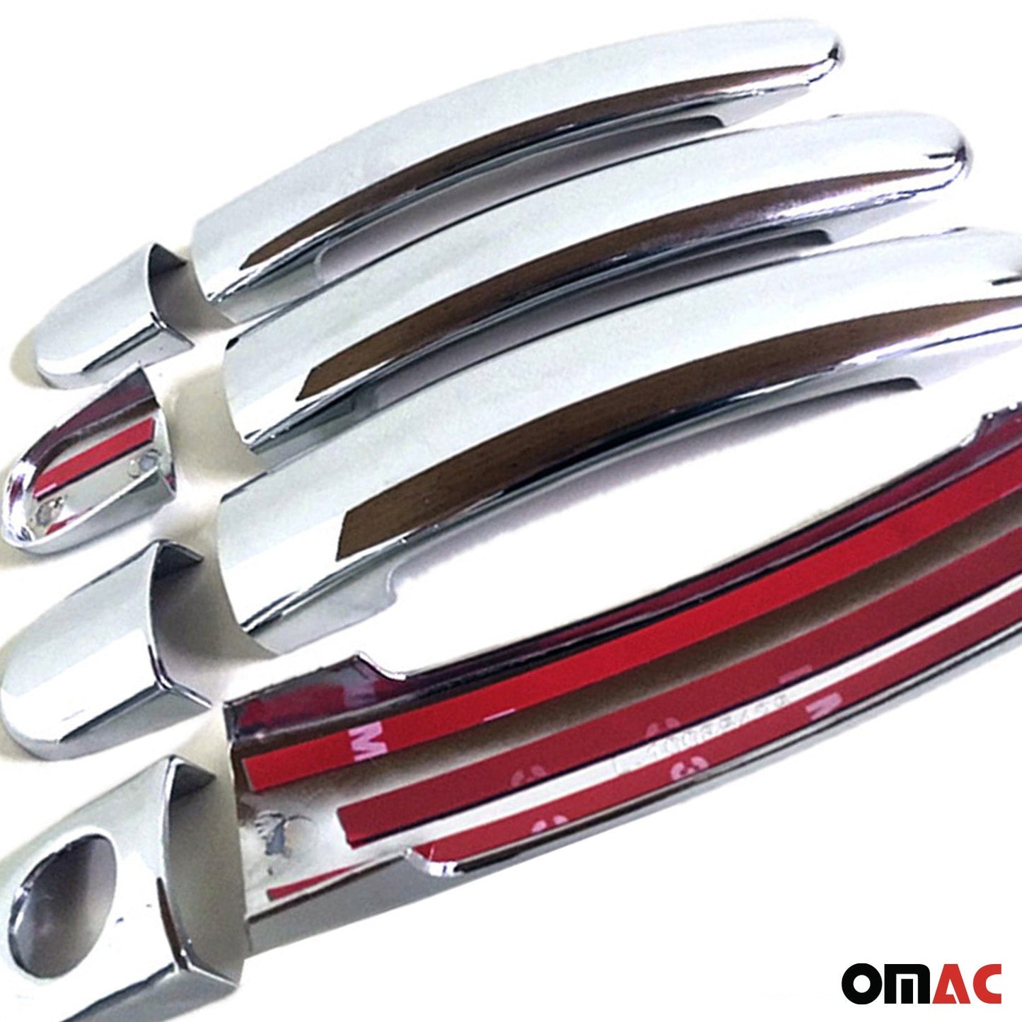 Türgriff Blende Türgriffkappen für VW Tiguan 2007-2016 Chrom ABS Silber 8x