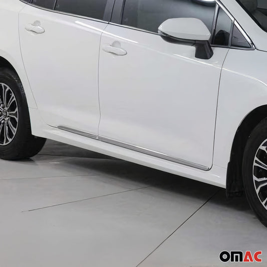 Seitentürleiste Türschutzleiste für Toyota Corolla Limo 2019-2025 Edelstahl 4x