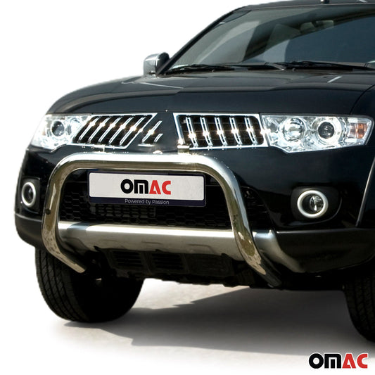 Frontbügel Frontschutzbügel für Mitsubishi L200 2006-2009 mit ABE Silber