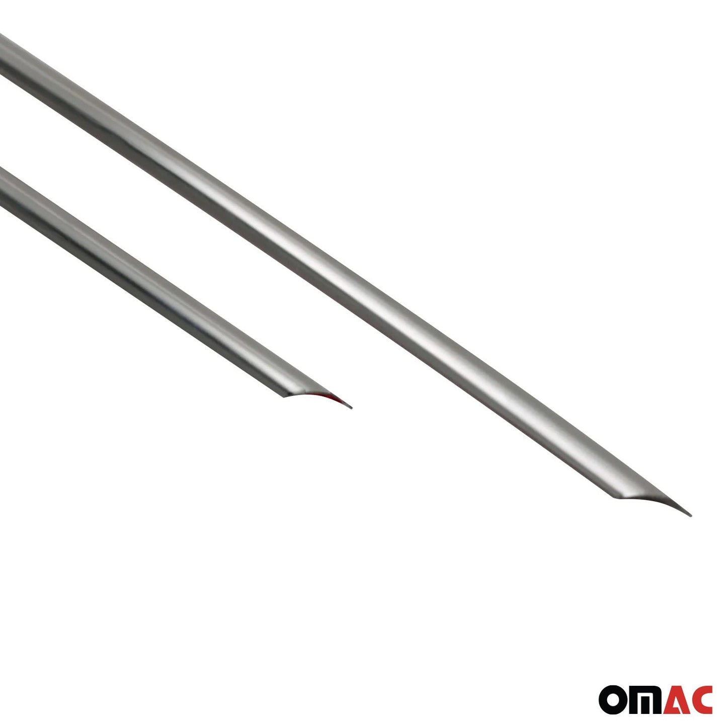 Kühlergrill Leisten Grillleisten für Nissan X-Trail 2017-2025 Chrom Silber 2x