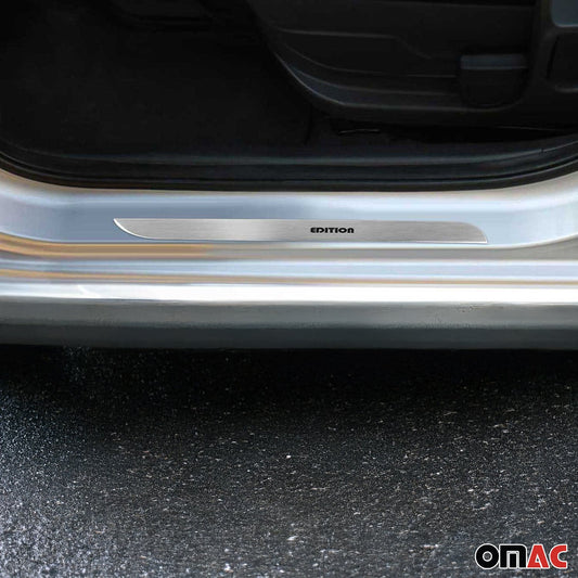 Listwy progowe do Opla Crossland X 2017-2025, chrom, 2x