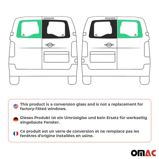 Heckscheibe Fenster Auto für Citroen Jumpy 2016-2025 L1 L2 L3 Rechts Links SET