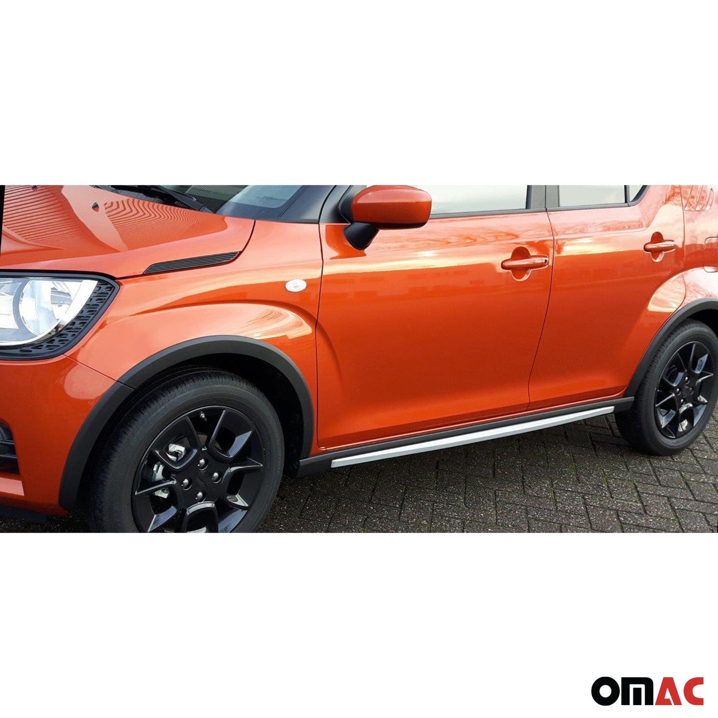 Komplet listew wykończeniowych relingów dachowych i progów bocznych, uniwersalny, srebrny